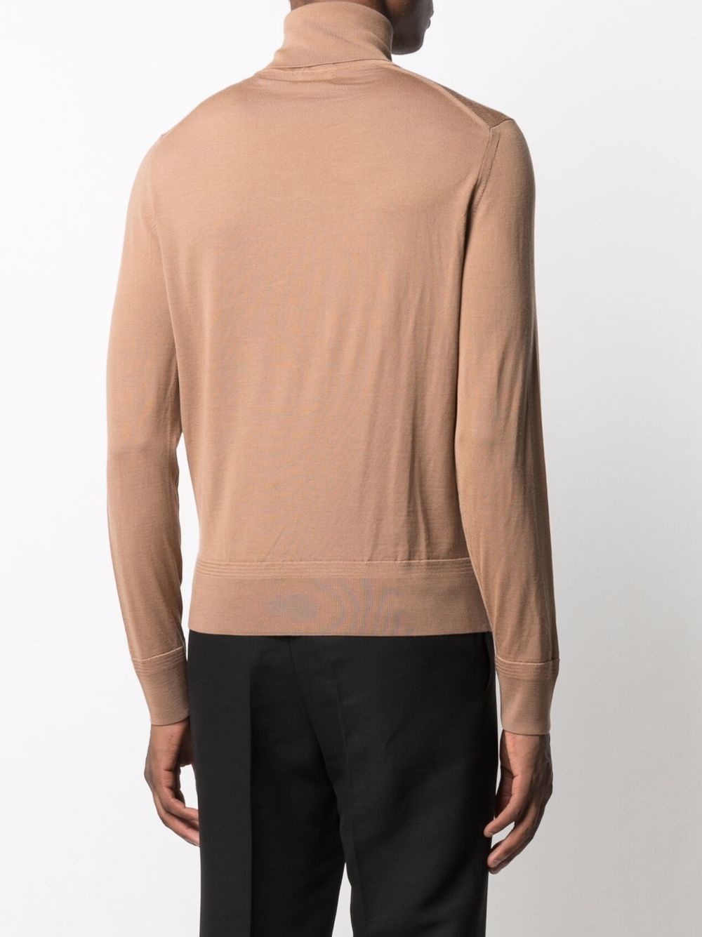 roll-neck wool jumper - 4