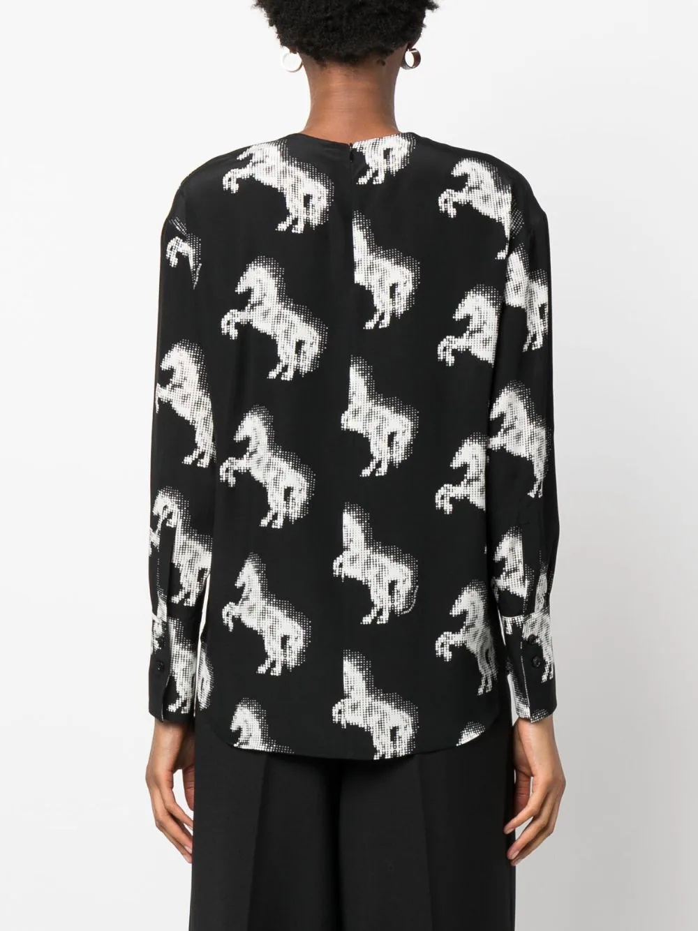 Pixel Horses Shirt Top - 4