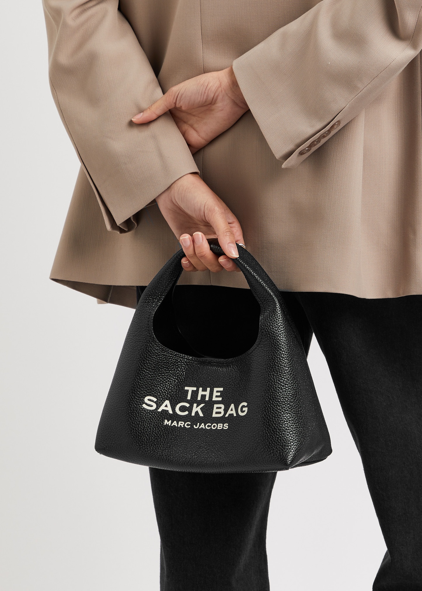 The Sack mini leather top handle bag - 5