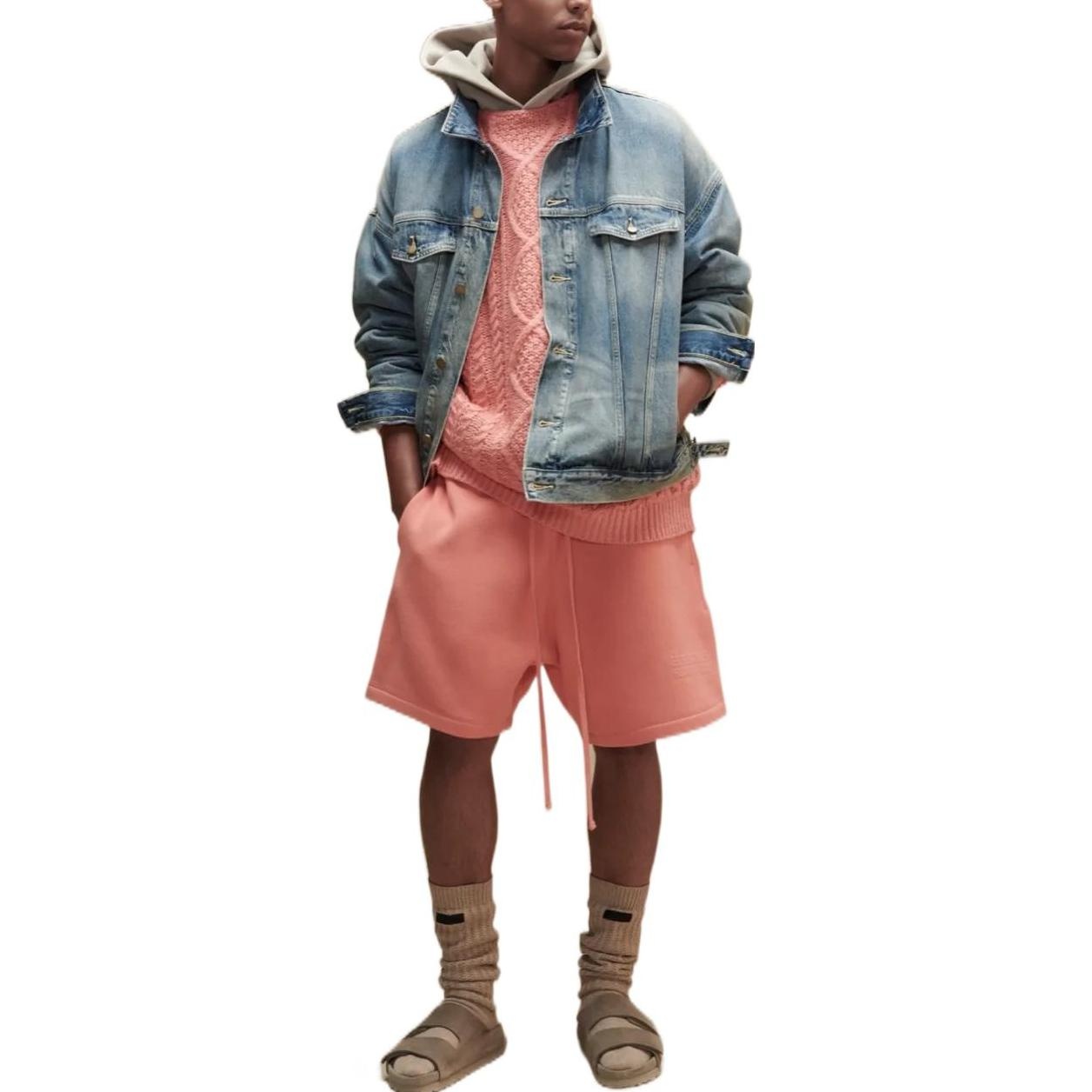 Fear of God Essentials FW22 Essentials Shorts Coral FOG-FW22-083 - 4