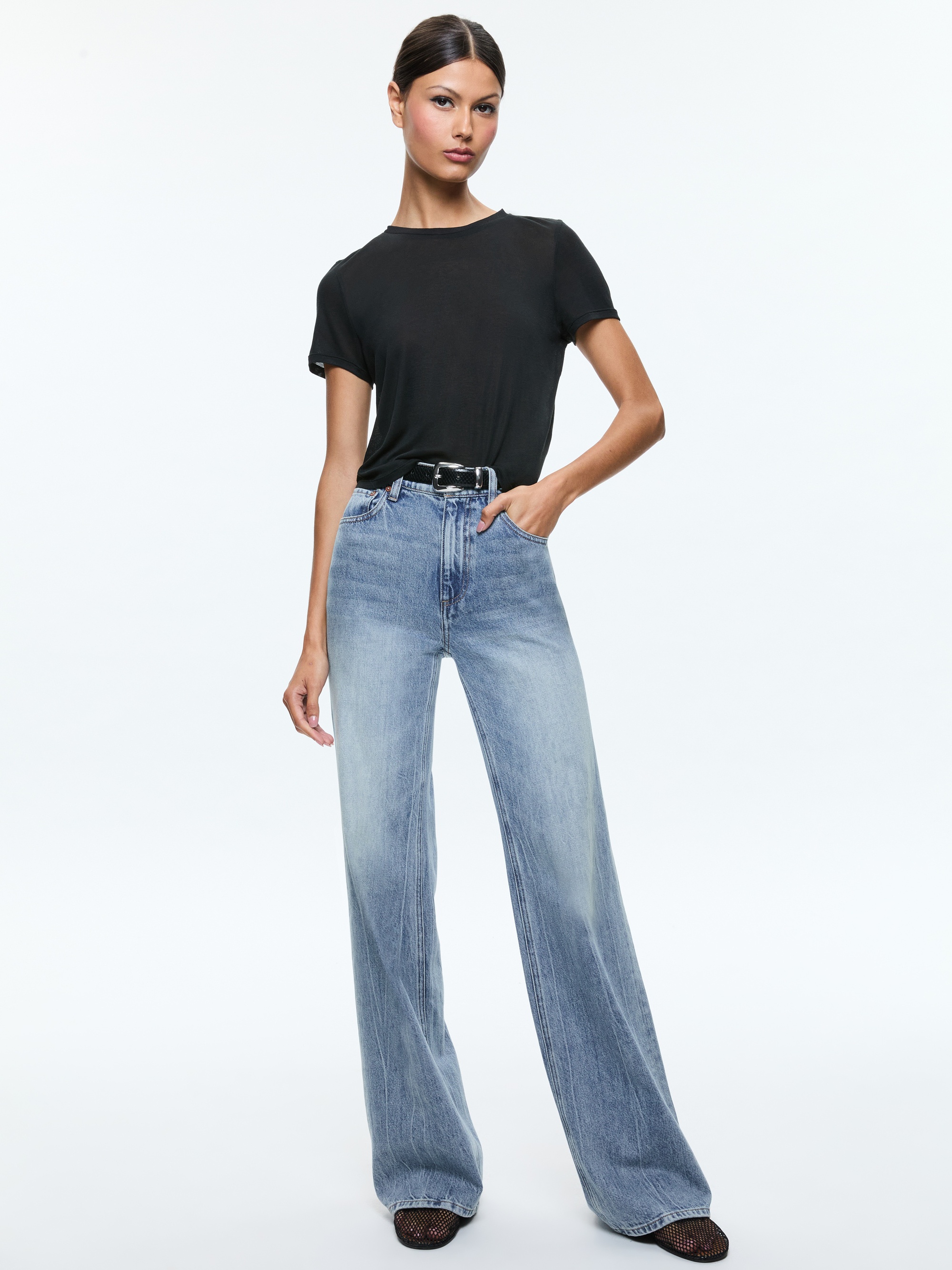 CINDY CLASSIC CROPPED TEE - 3
