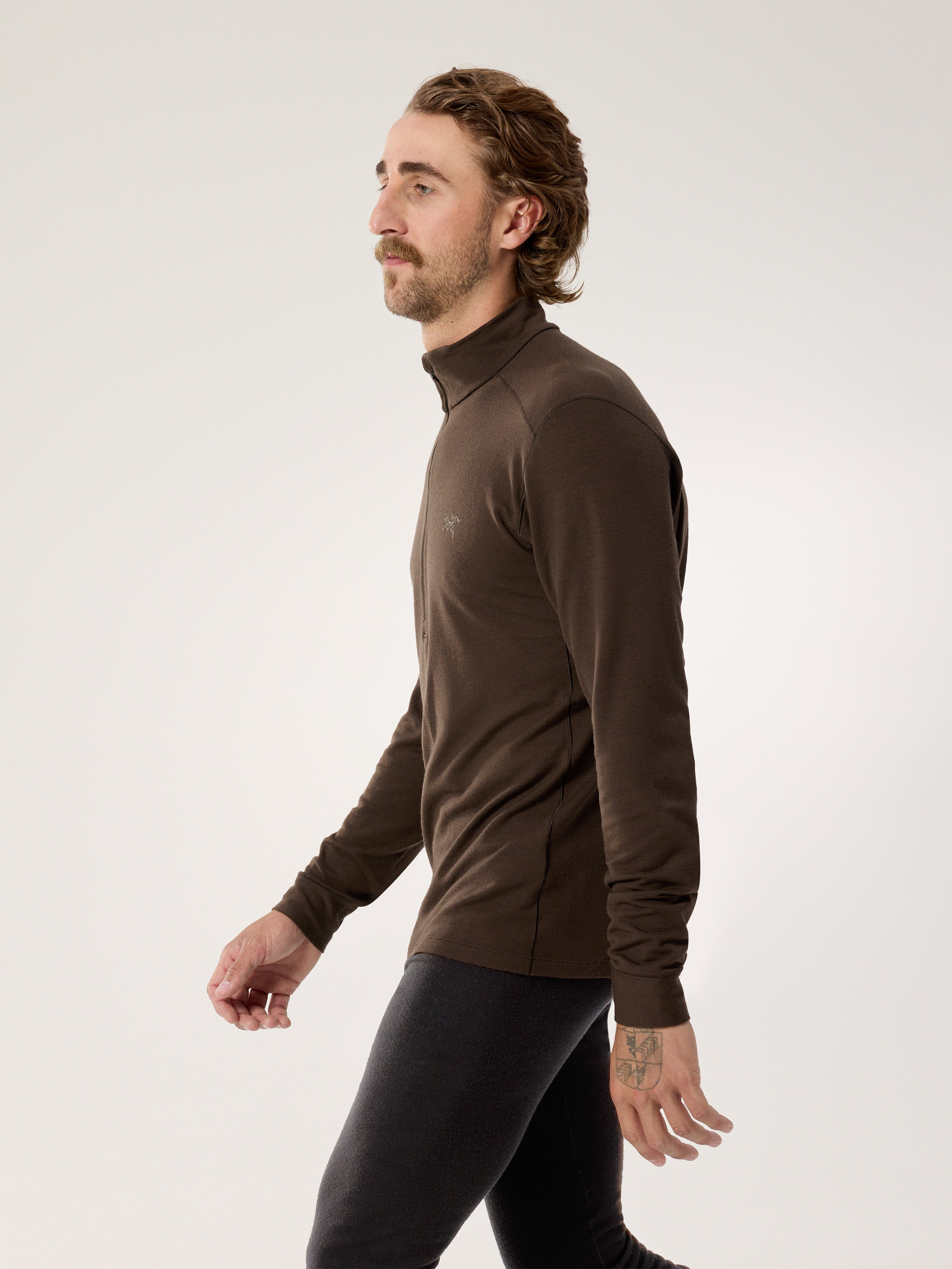 Rho Merino Wool Zip Neck - 6