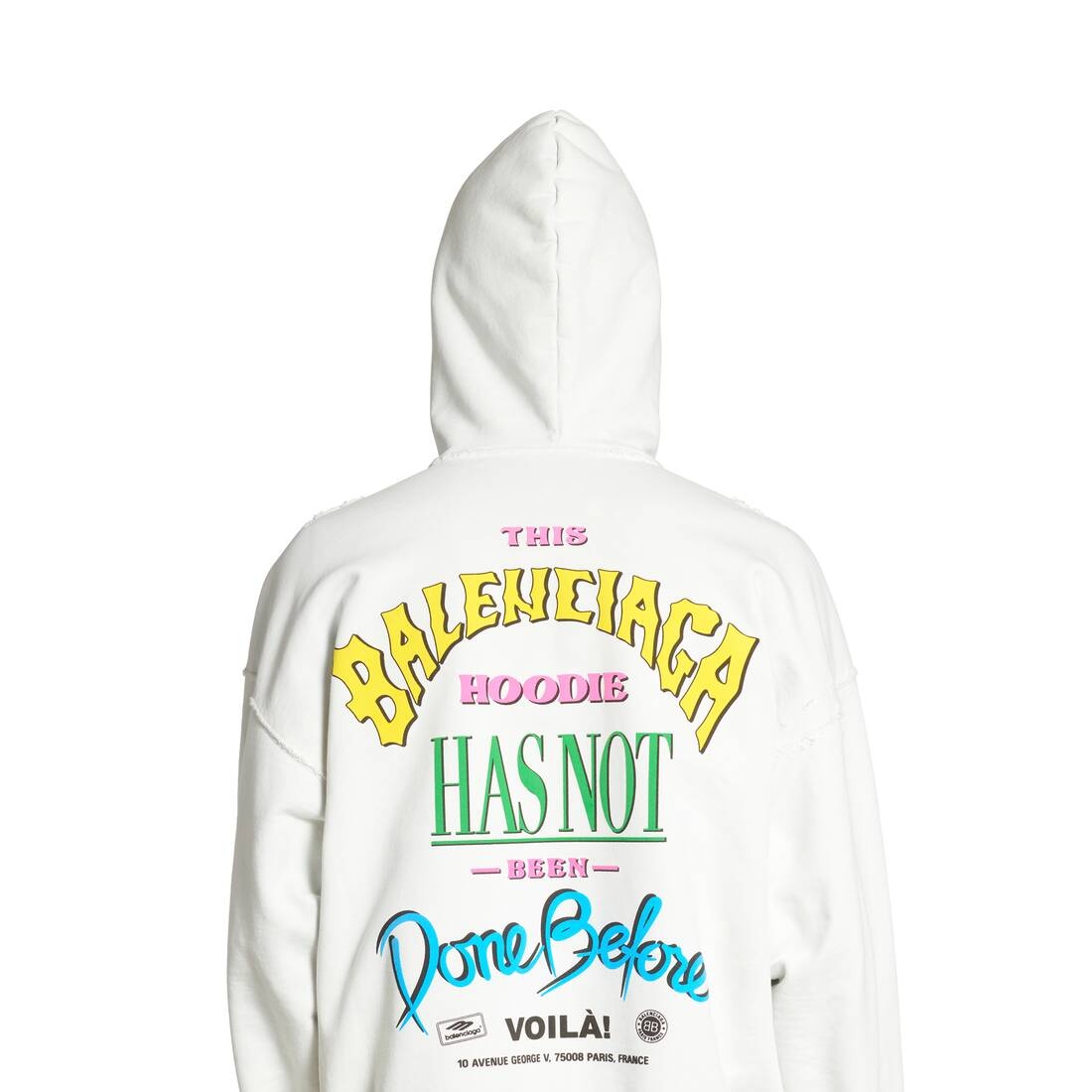 Not Been Done Zip-up Hoodie Medium Fit in Off White - 5