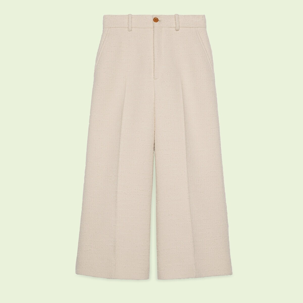 Fine bouclé blend pants - 1