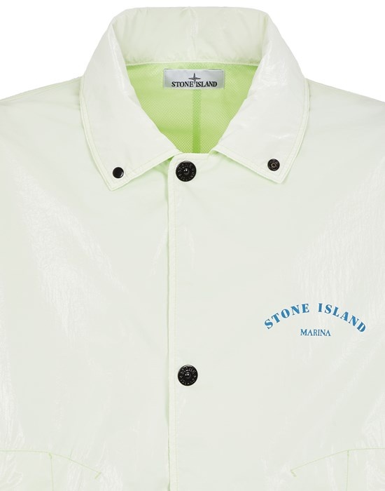 432X1 STONE ISLAND MARINA_RIP STOP PRISMATICO LIGHT GREEN - 4