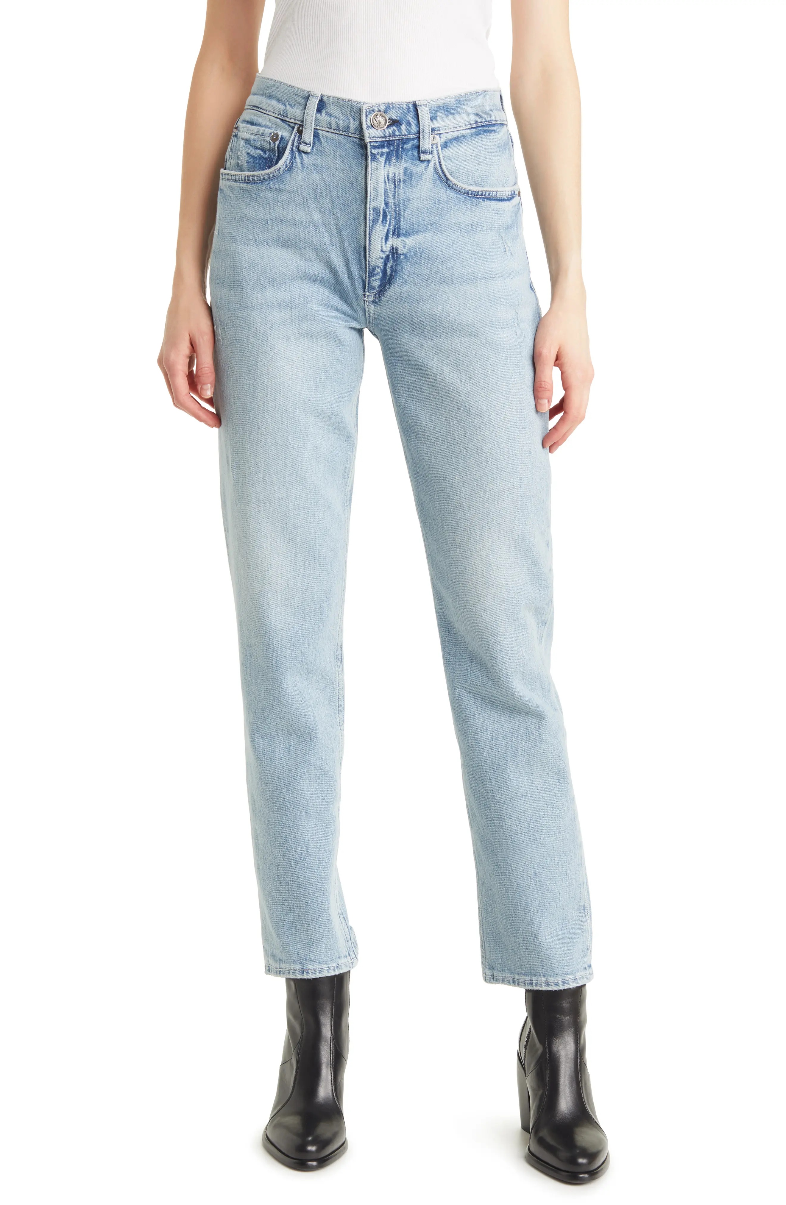 Wren High Waist Ankle Slim Jeans - 1