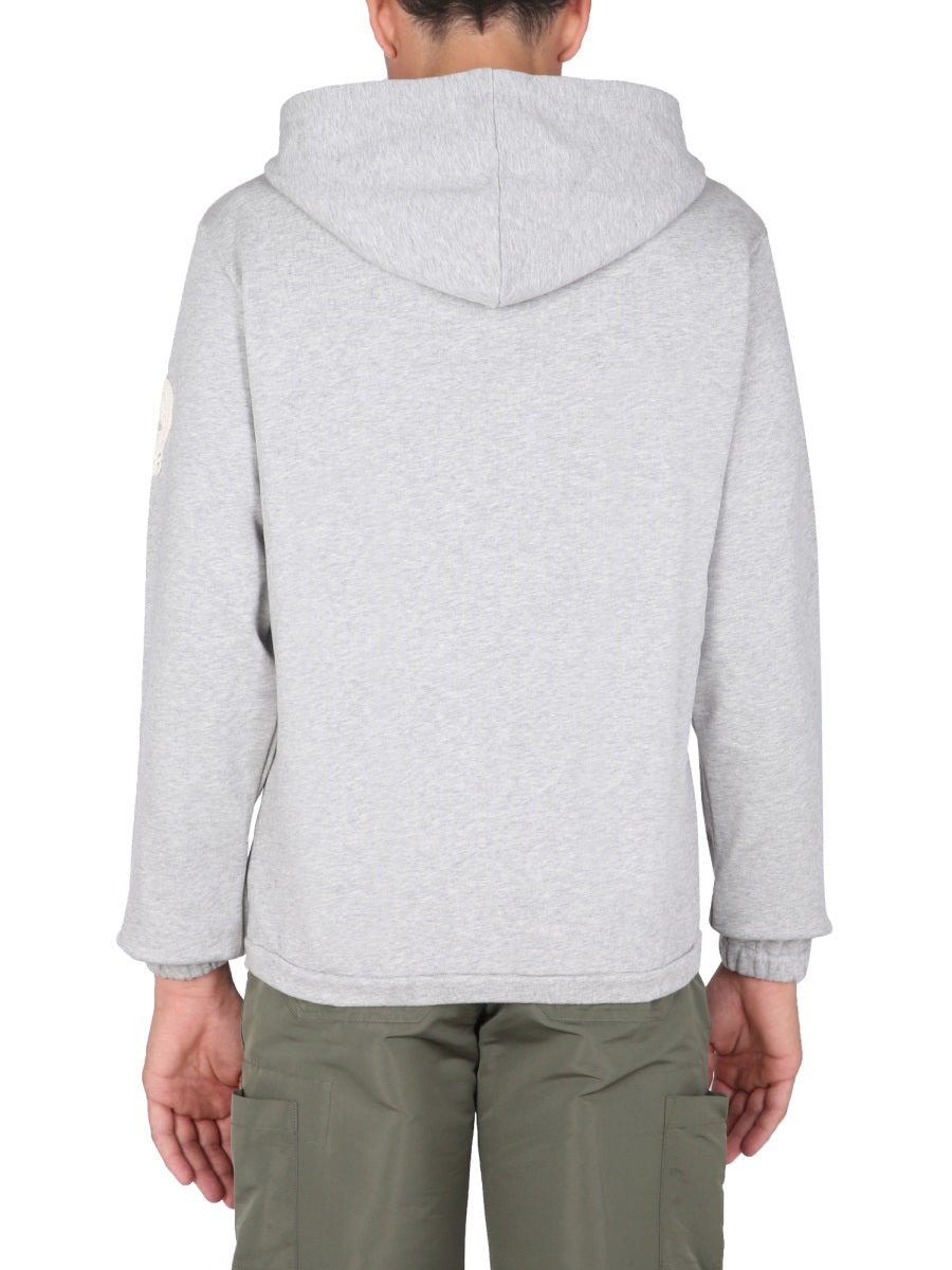 Alexander Mcqueen Men Sweatshirt With Embroidered Skull - 3