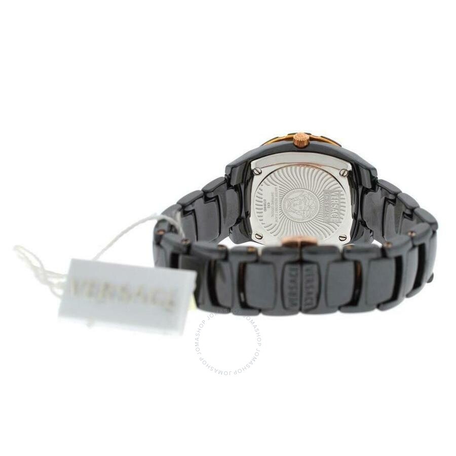 Versace DV One Glamour Quartz Black Dial Ladies Watch 63QCP9D008 SC09 - 5