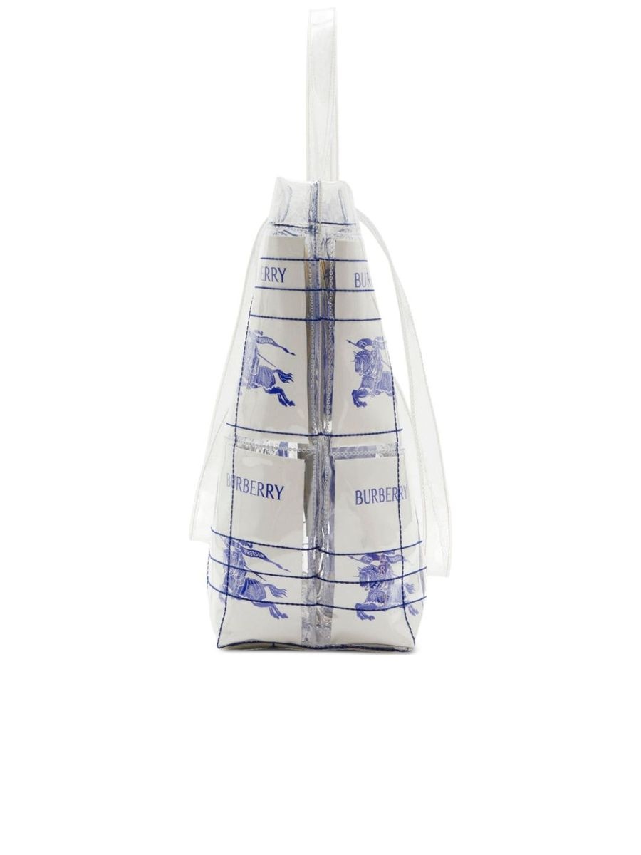 Transparent Design Shopper Bag with Logo Tag - 3