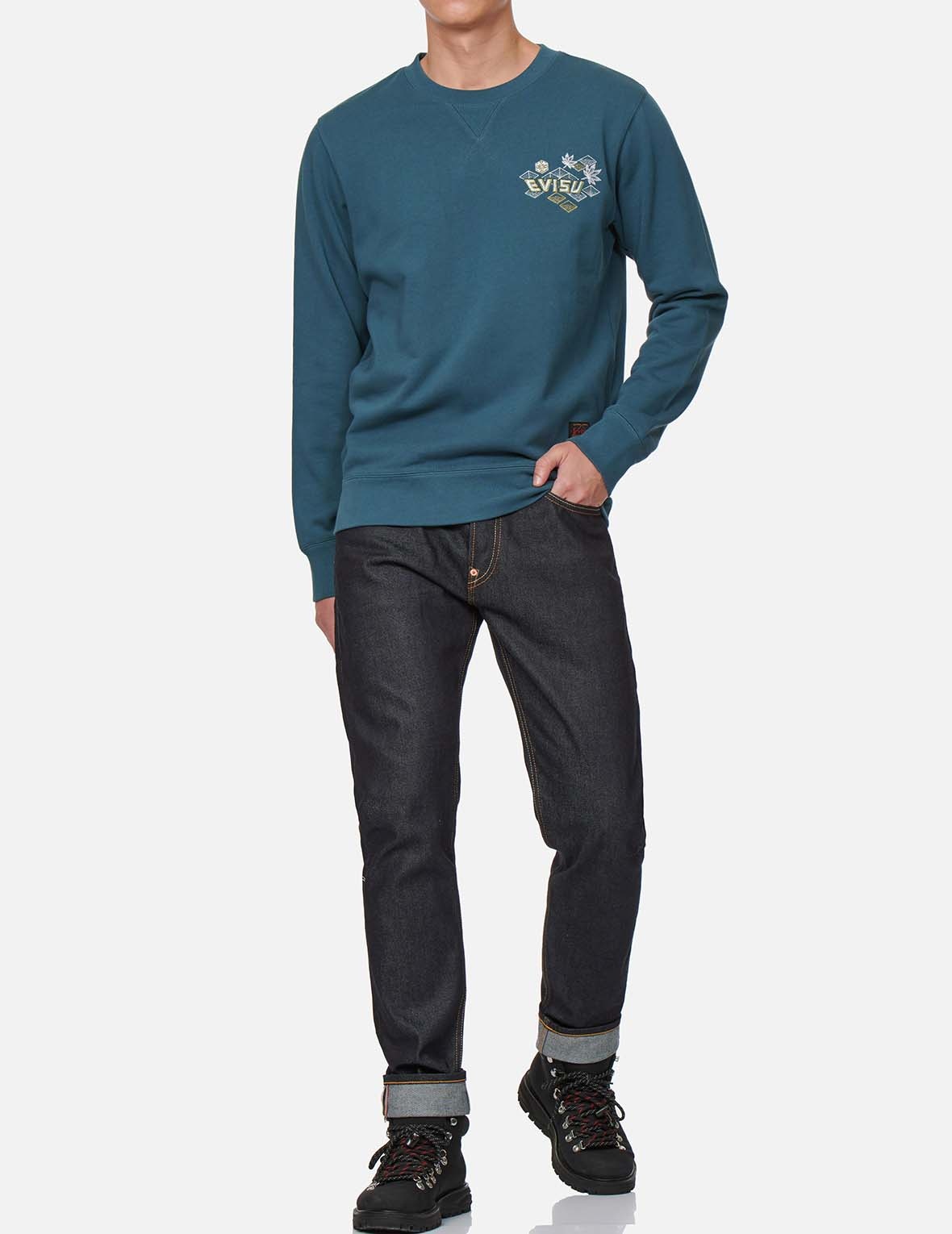 DRAGON-PATTERN DAICOCK EMBROIDERED SWEATSHIRT - 6
