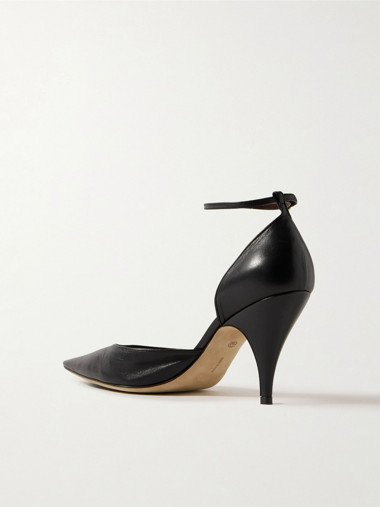 Liisa D’Orsay leather pumps Black - 3