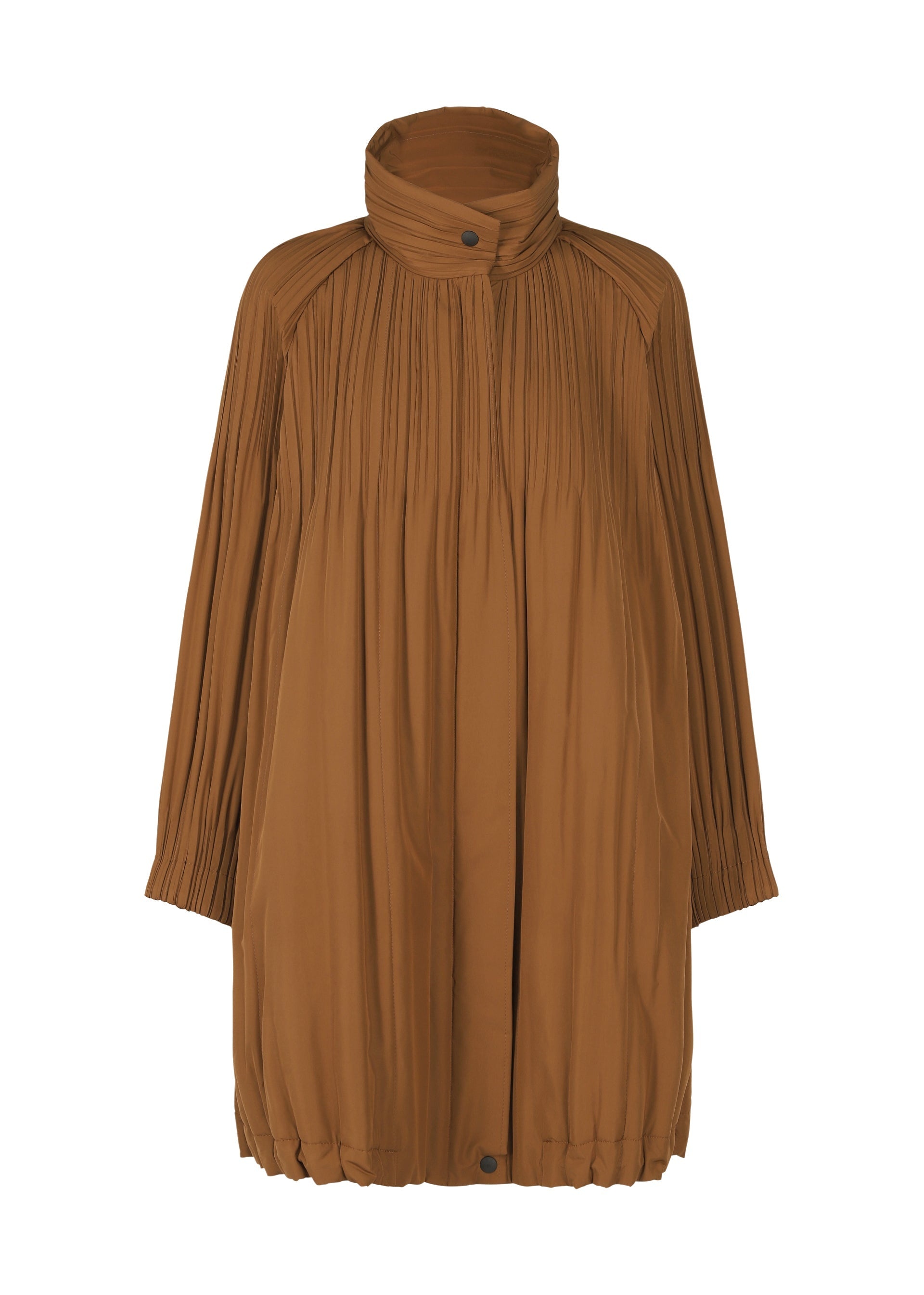 PADDED PLEATS COAT - 1