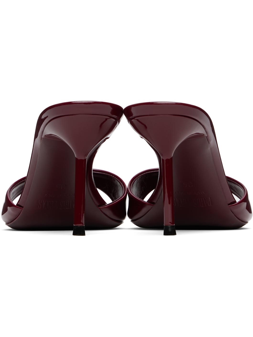 Burgundy Lidia 70 Mules - 2