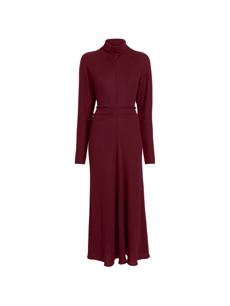 Soren roll-neck fine-ribbed maxi dress 1