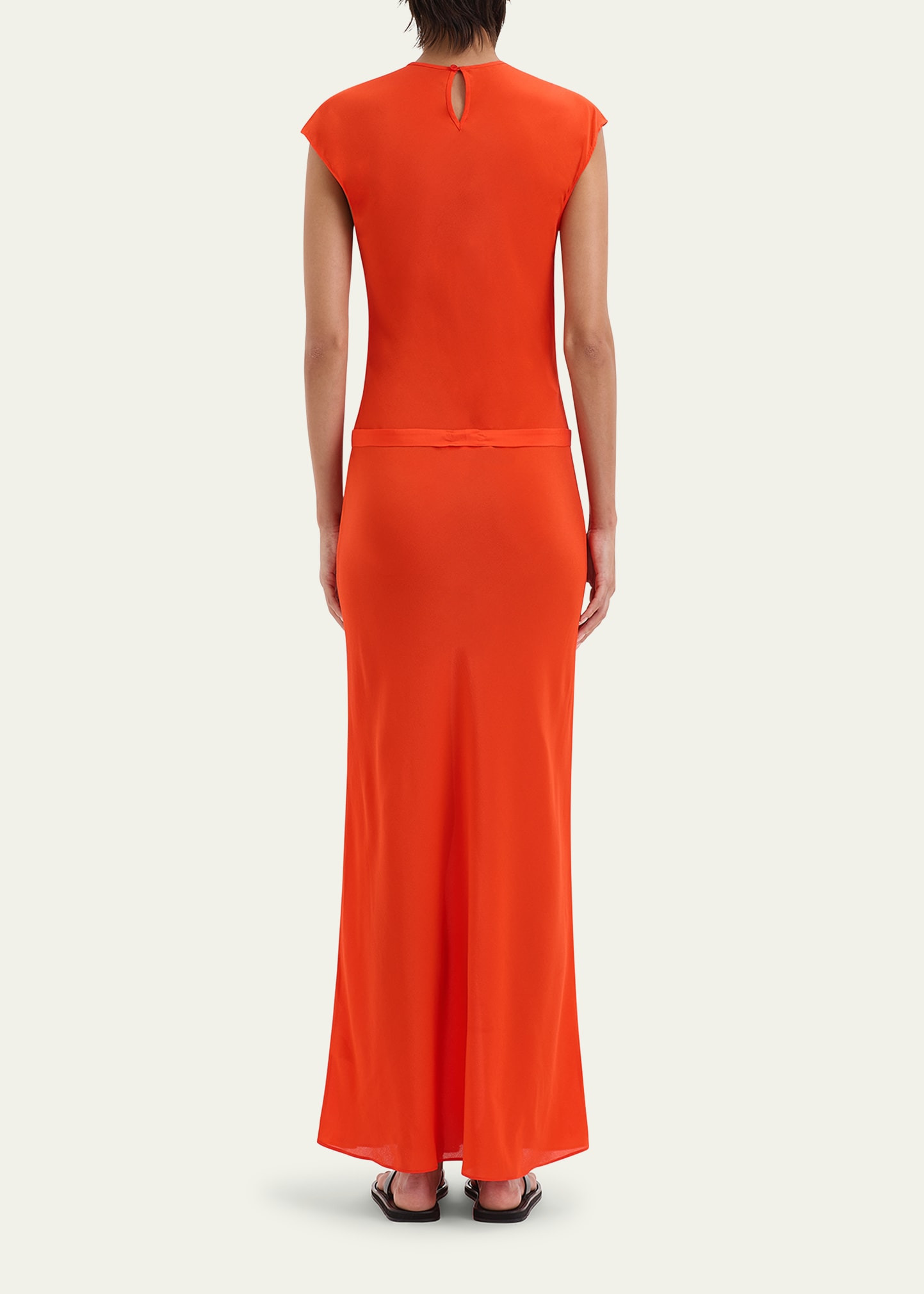 Fresca Belted Silk Dress - 3