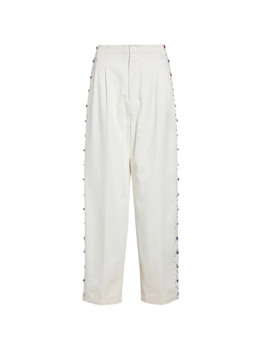 Button Jar pleated trousers - 1