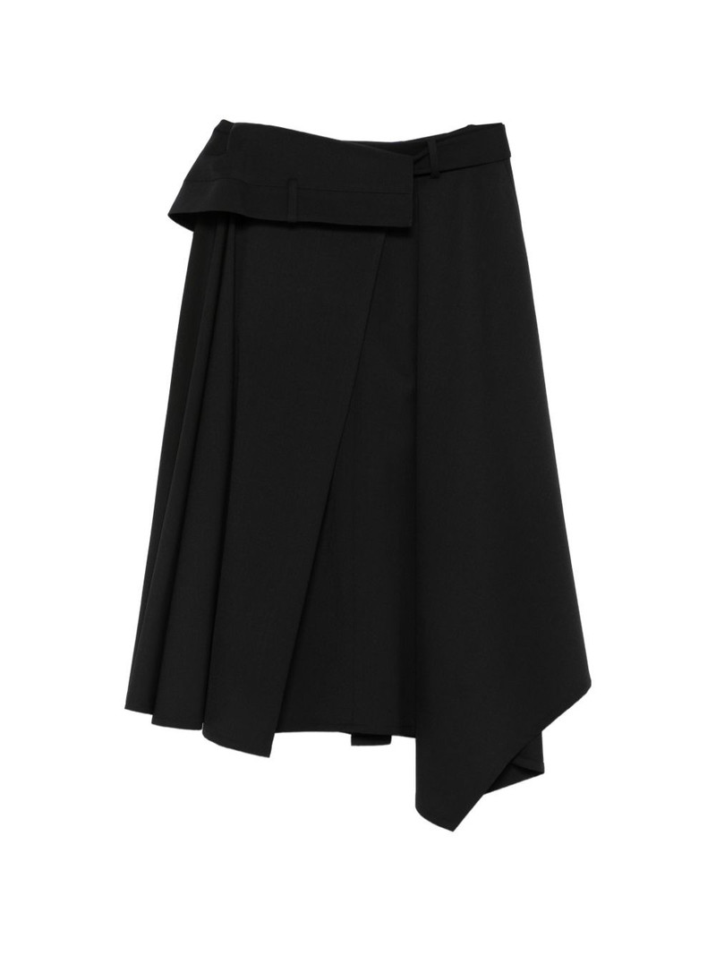 asymmetric midi skirt 1