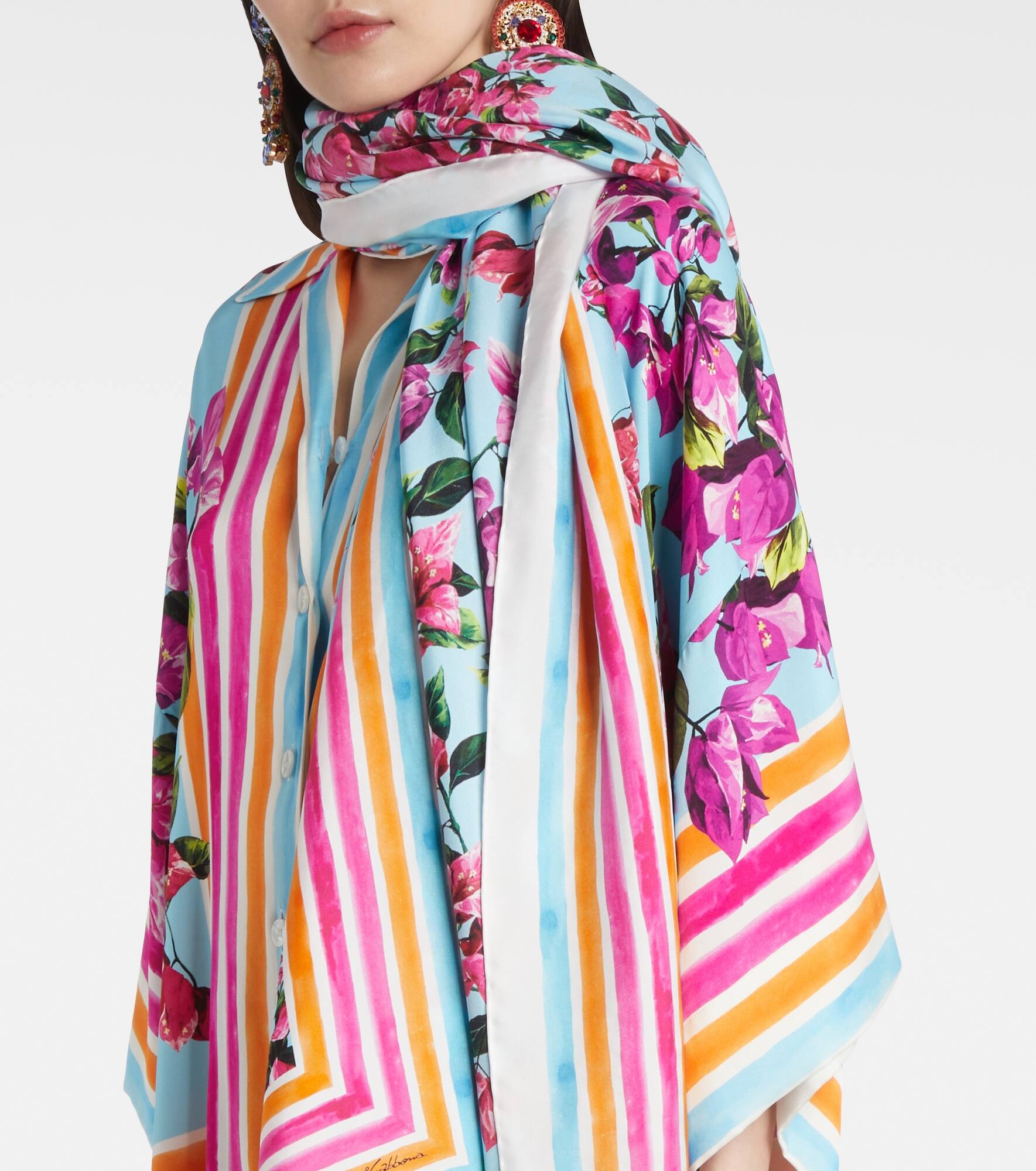 Floral scarf - 3