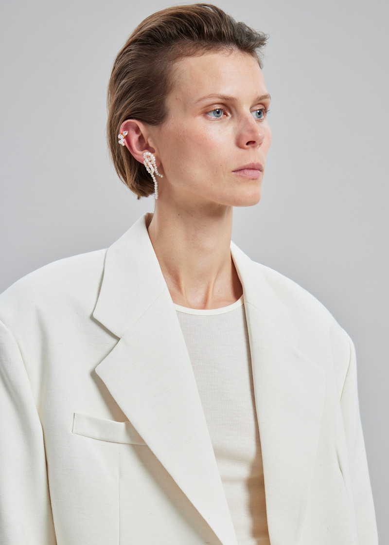 Completedworks The Break Between The Clouds Earrings - White 9