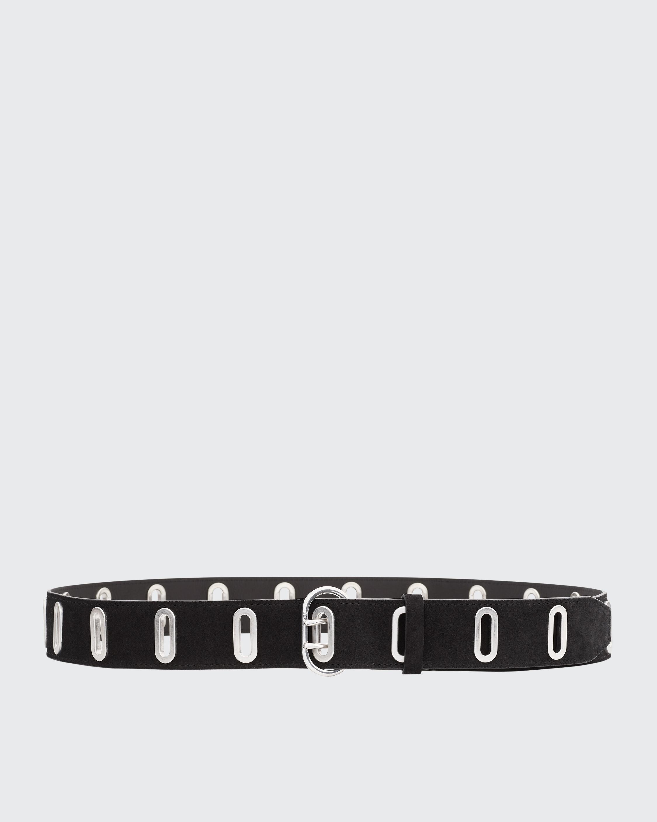 River Studded Belt
Leather & Suede Belt - 1