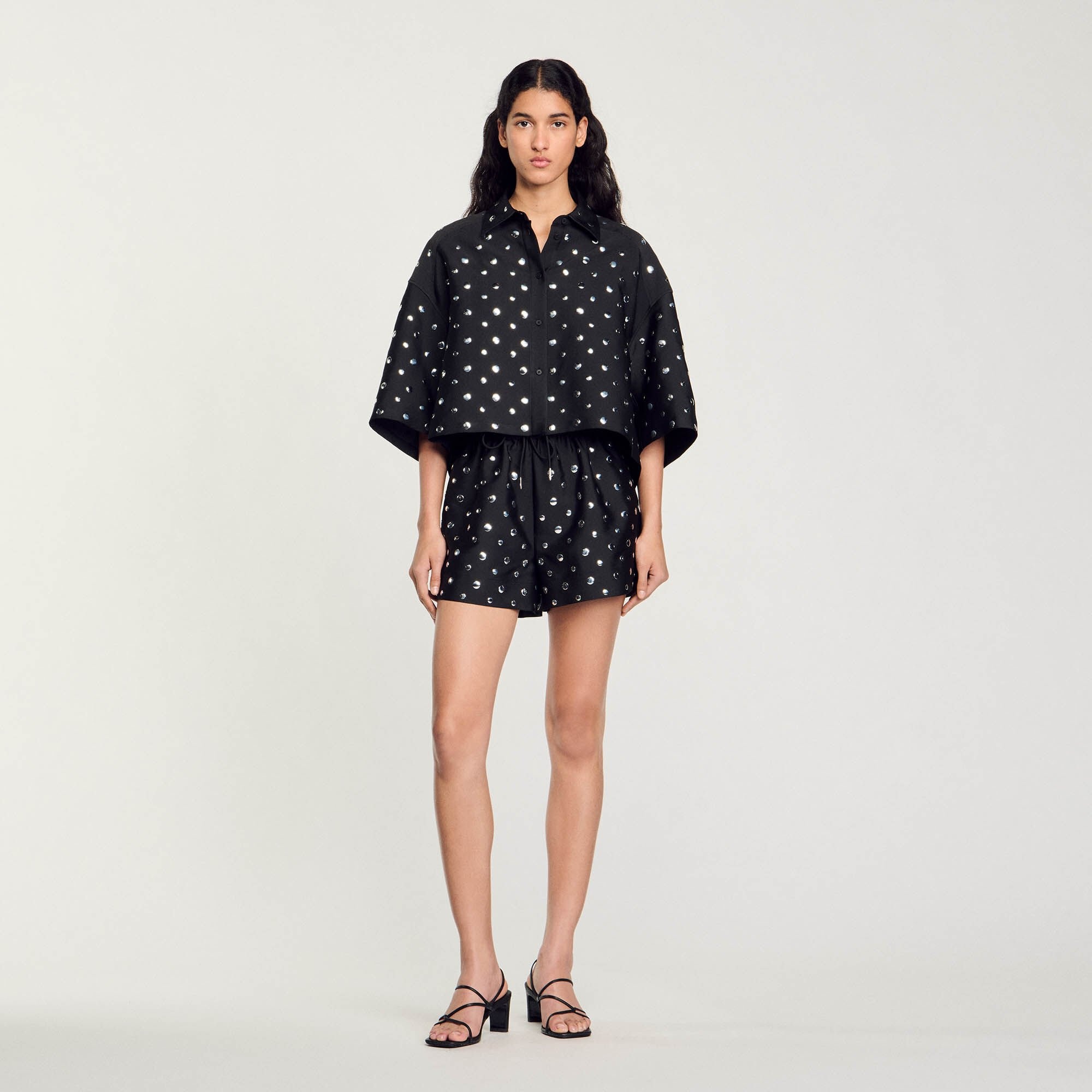 STUD-EMBELLISHED SHIRT - 3