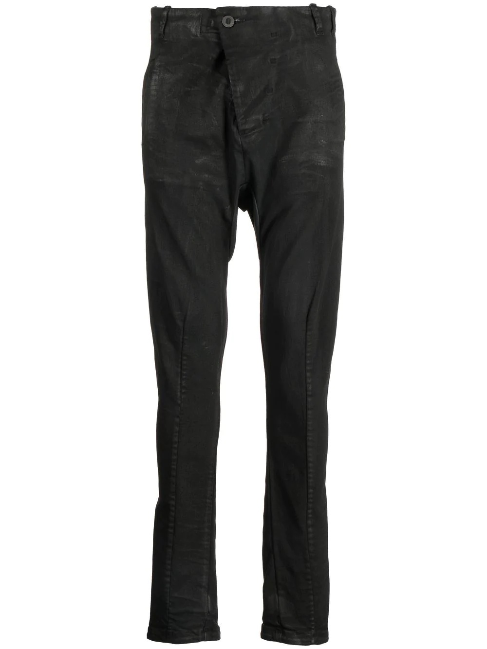 high-waist tapered trousers - 1