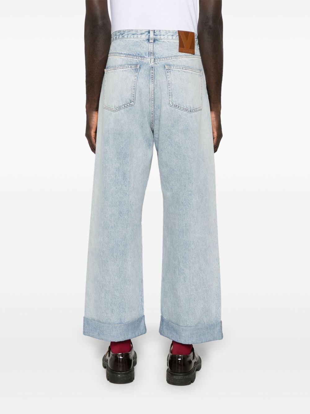 wide-leg jeans - 4