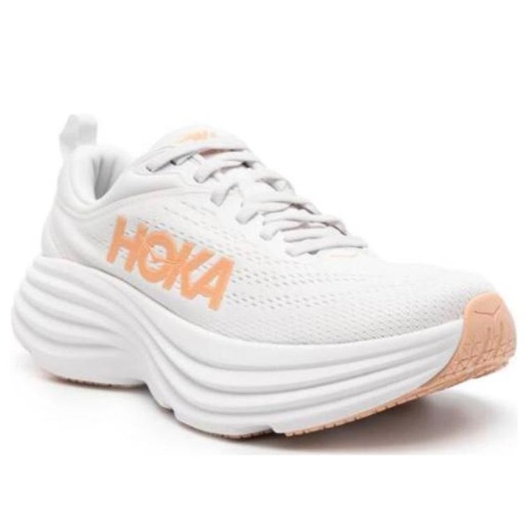 (WMNS) HOKA ONE ONE Bondi 8 'White Cantaloupe' 1127952-WLP - 3