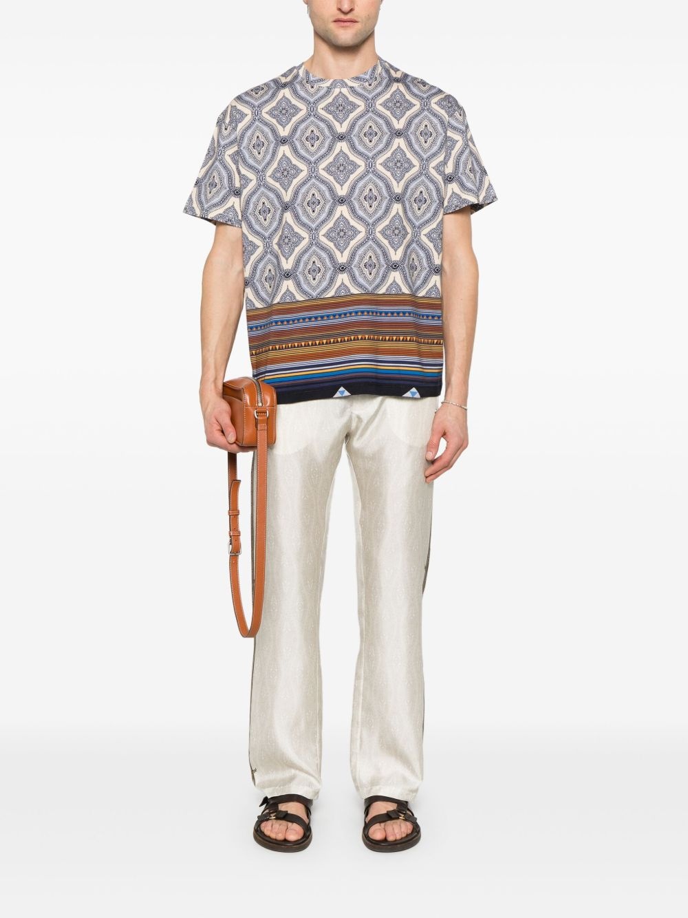 abstract-pattern T-shirt - 2