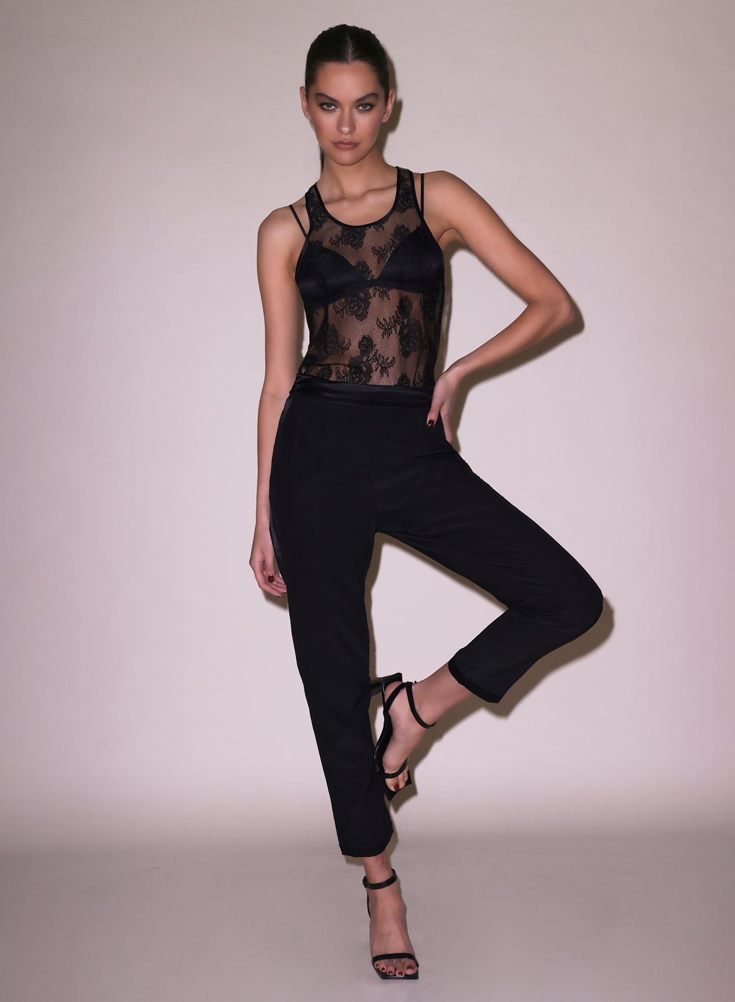 Unisex Bouquet Lace Tank - 5