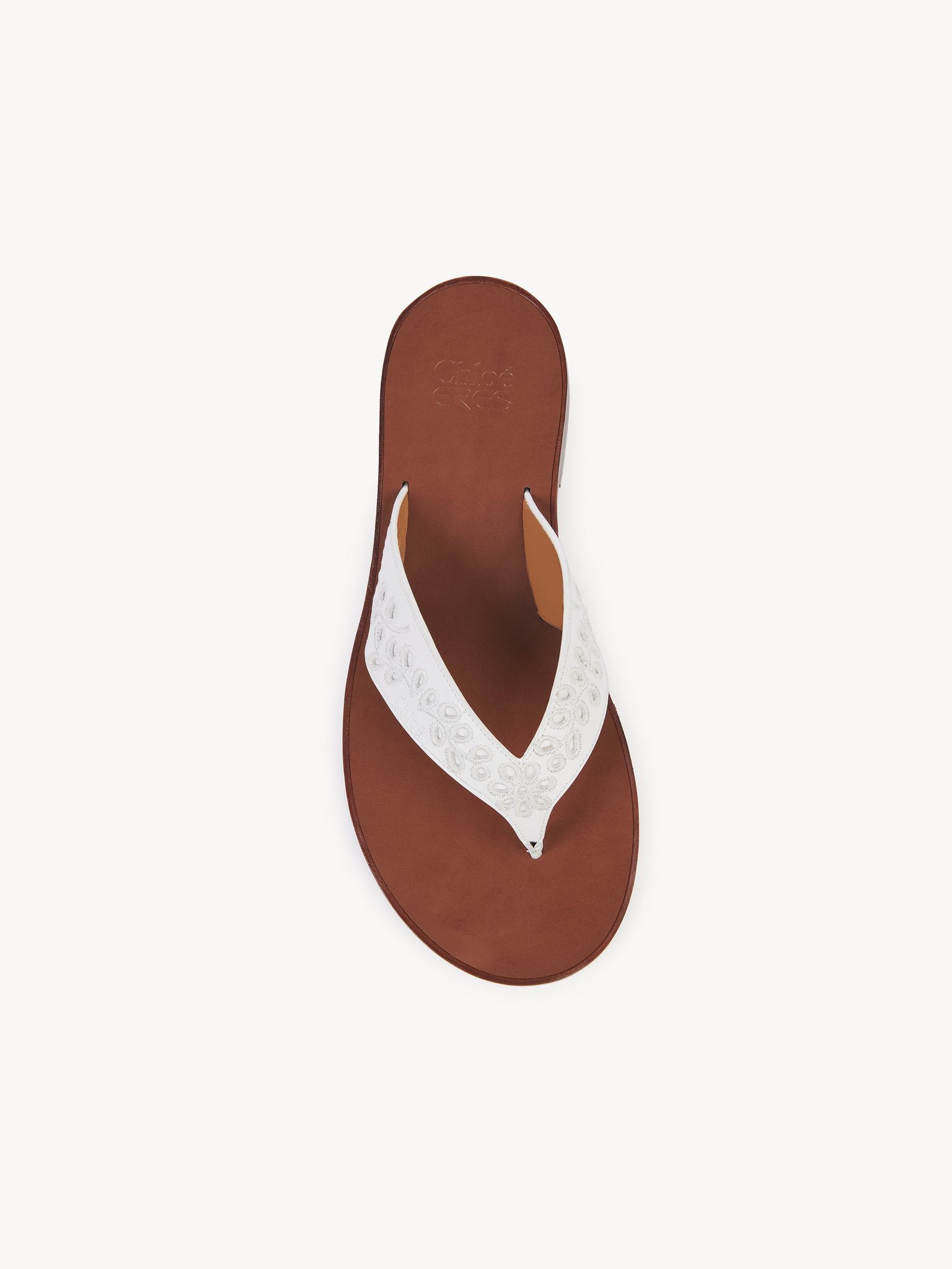 CHLOÉ X ERES PAZ FLAT SANDAL - 3