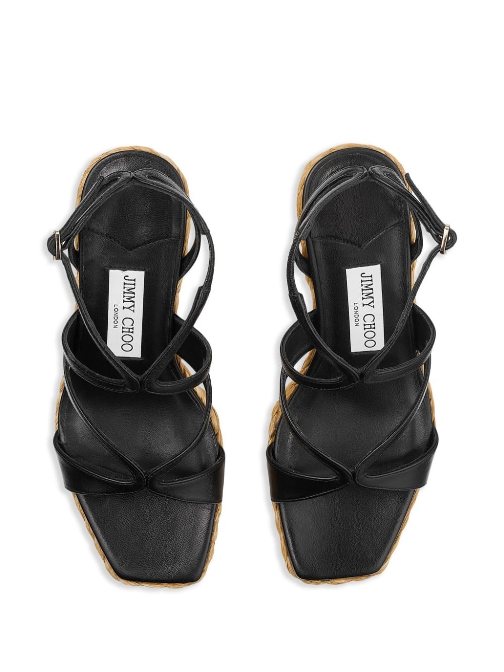 Ayla 85mm wedge sandals - 4