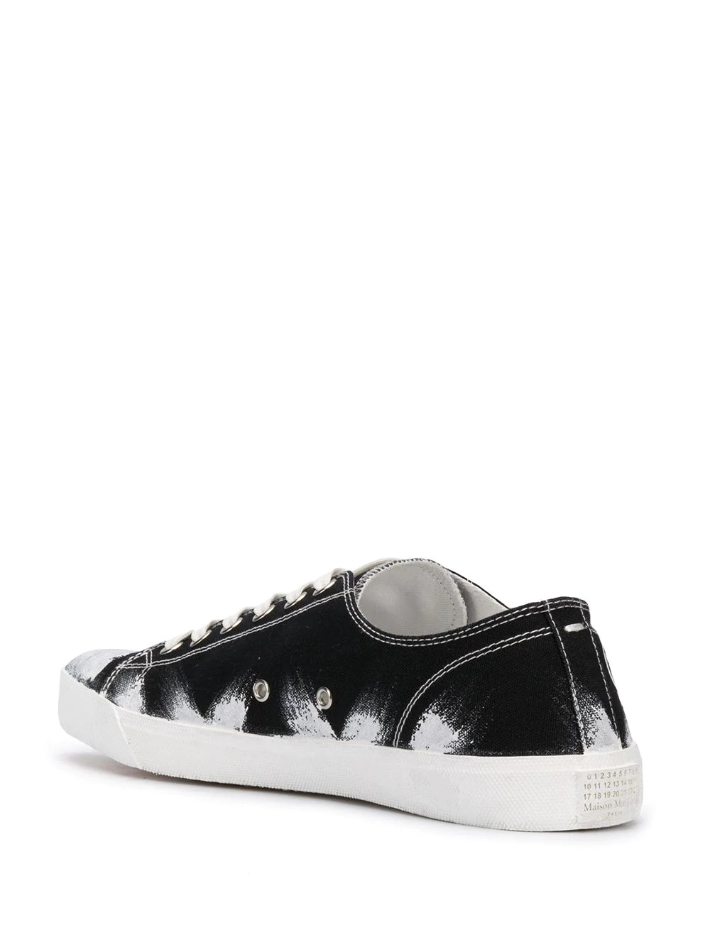 Tabi painted low-top sneakers - 3