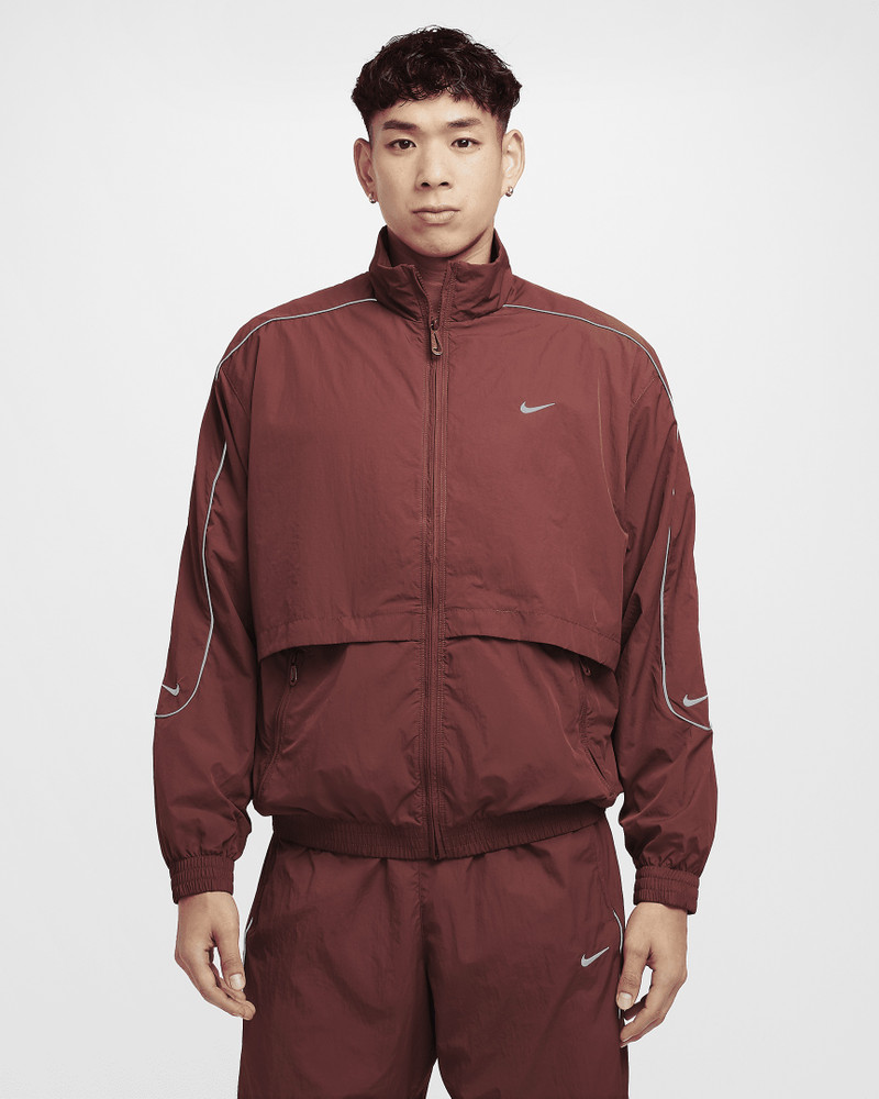Nike Sportswear Solo Swoosh Men's Woven Track Jacket - 1