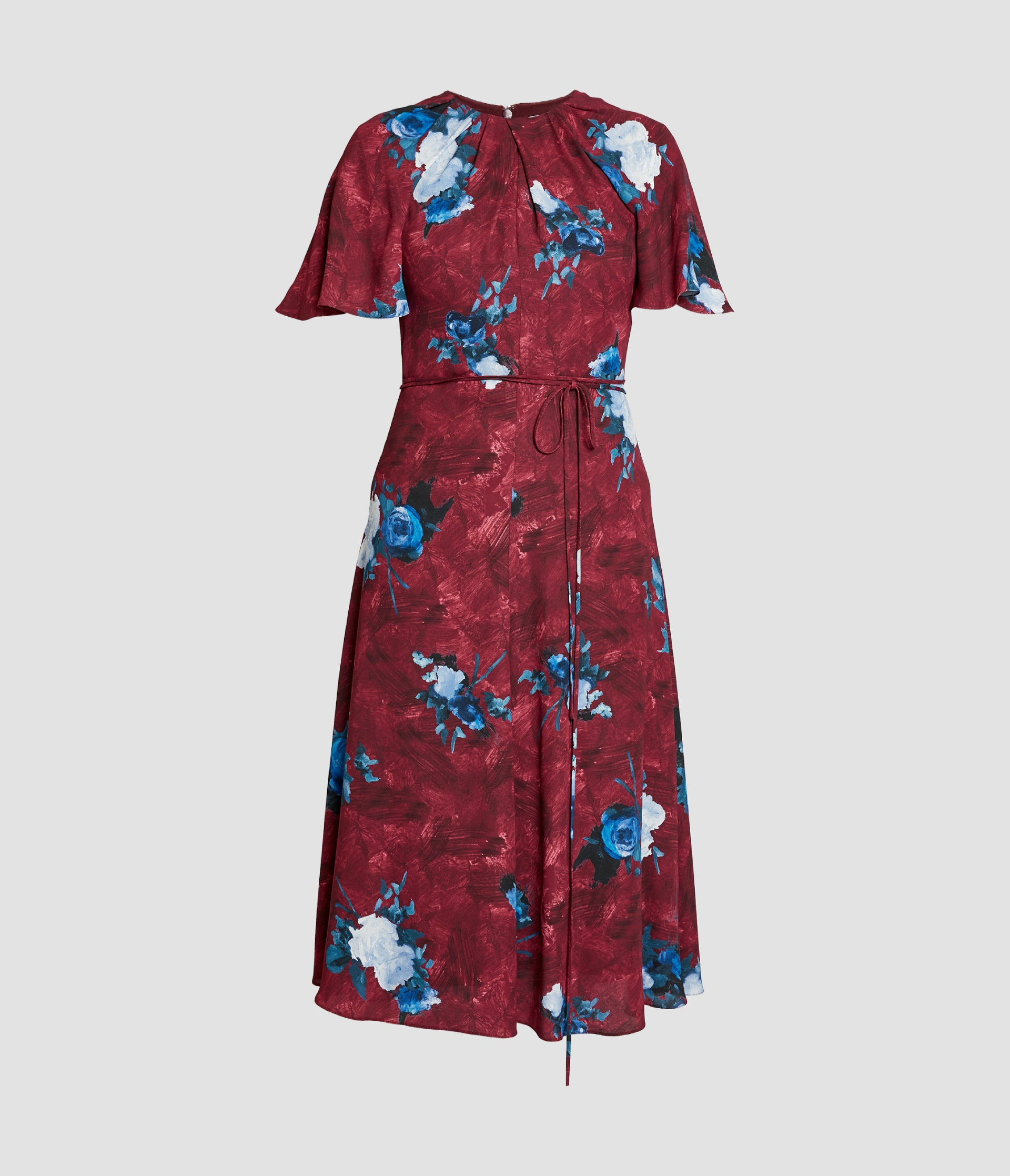 SHORT SLEEVE MIDI DRESS - 2