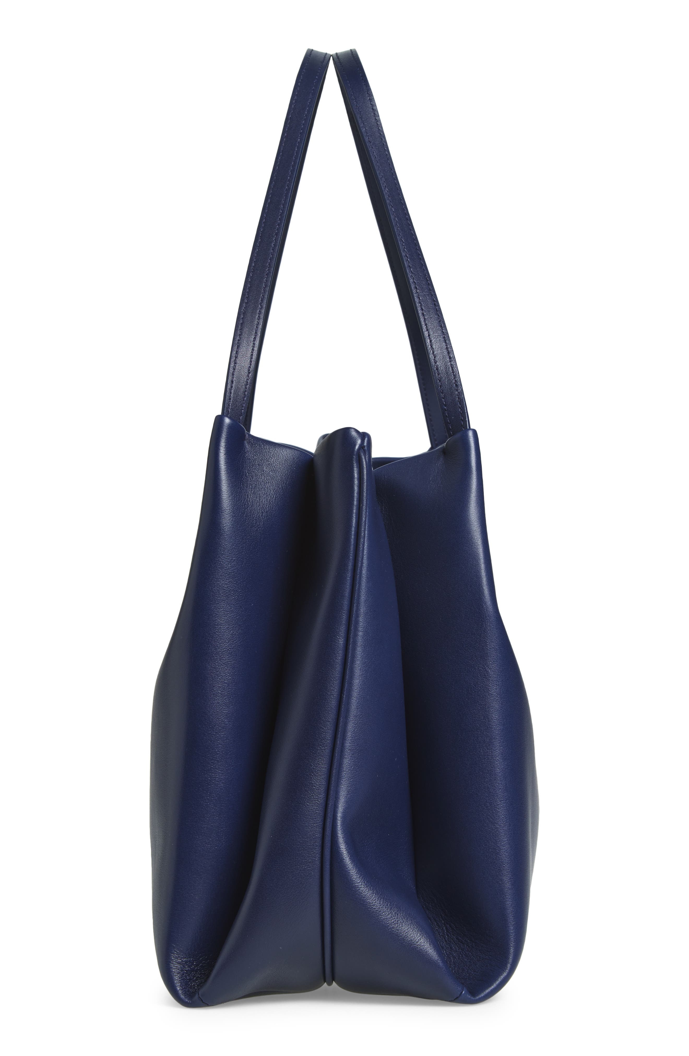 FERRAGAMO Medium Lily Leather Tote in New Navy at Nordstrom - 6
