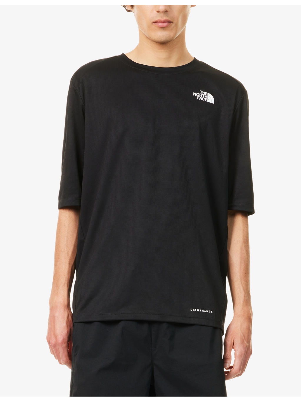 Shadow Logo-Print Woven T-Shirt - 3