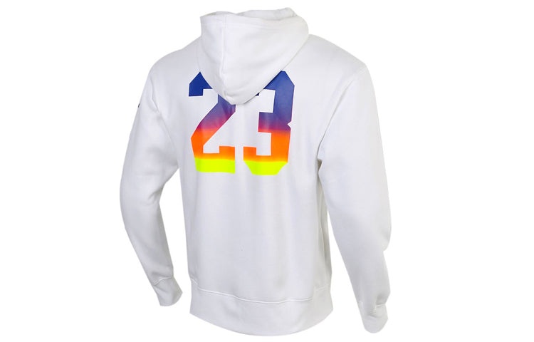 Air Jordan Sports Fleece Lined Hooded Jacket Men's White CU9123-100 - 2