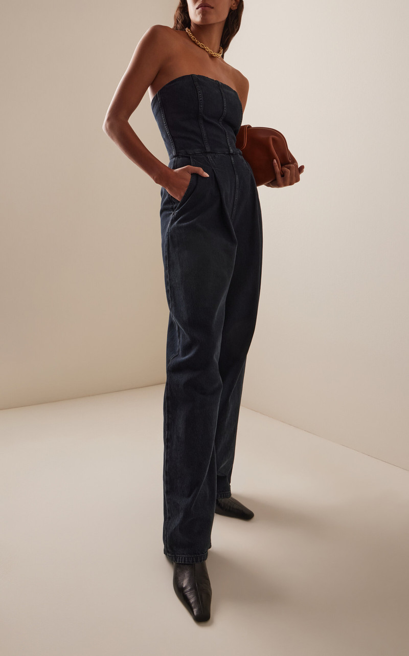 AGOLDE Agyness Denim Jumpsuit dark wash outlook