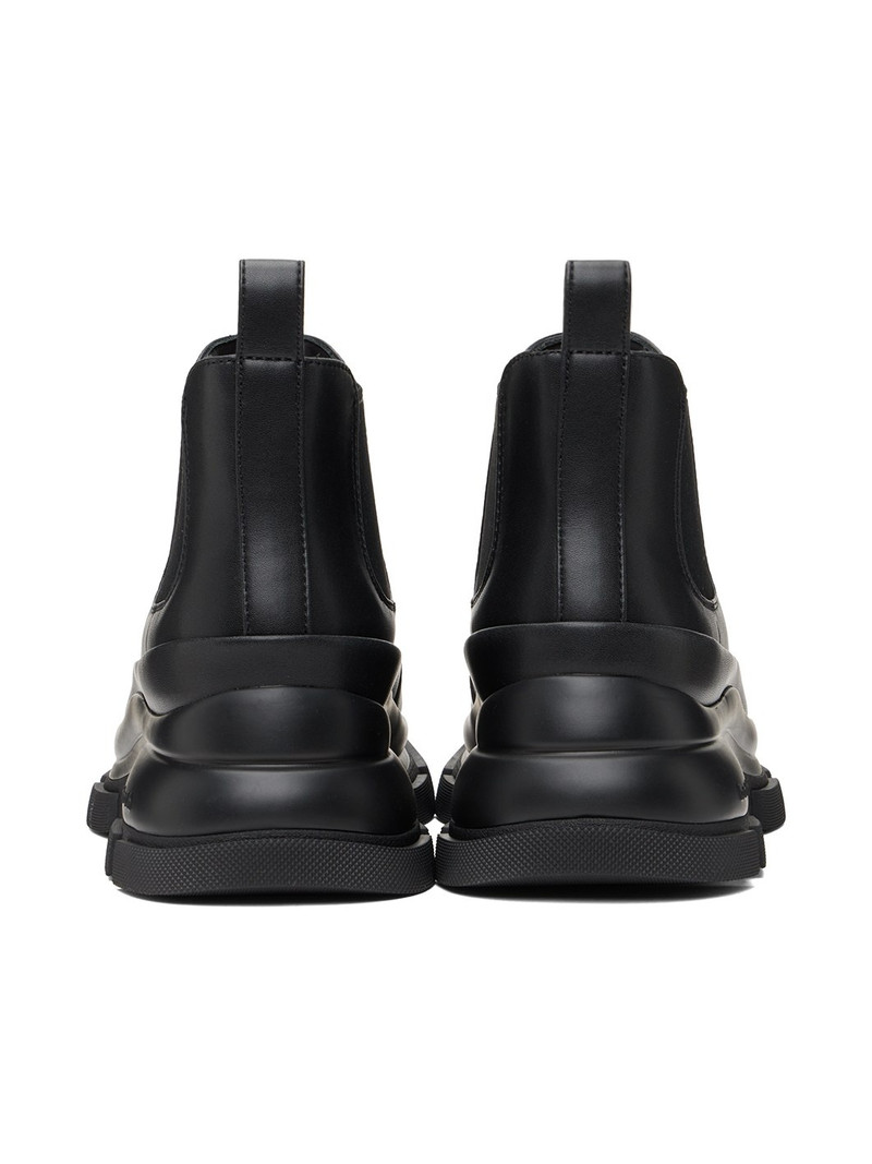 Black Gao Eva Metal Logo Chelsea Boots 2