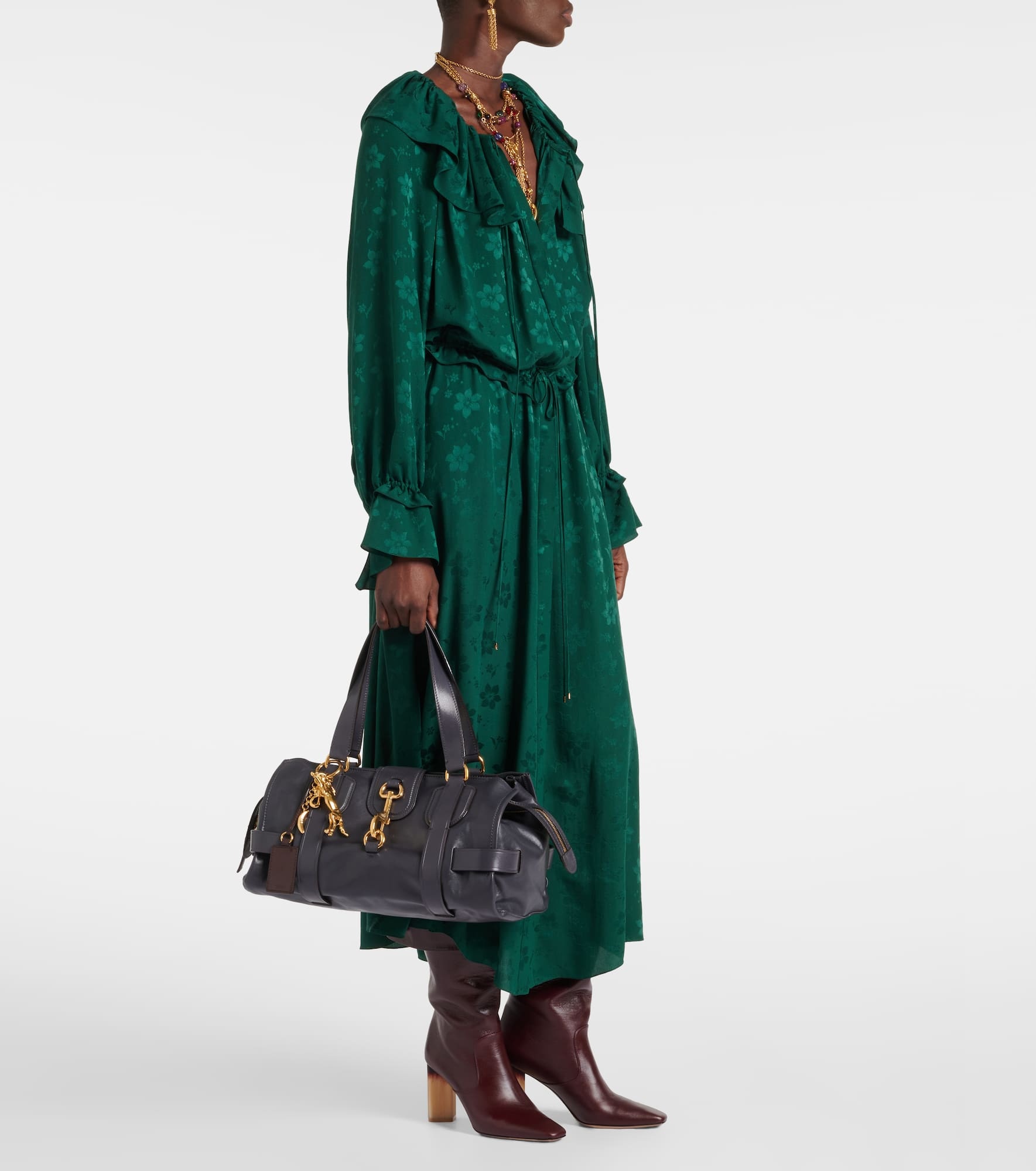 Kerala 25 Large leather shoulder bag - 5