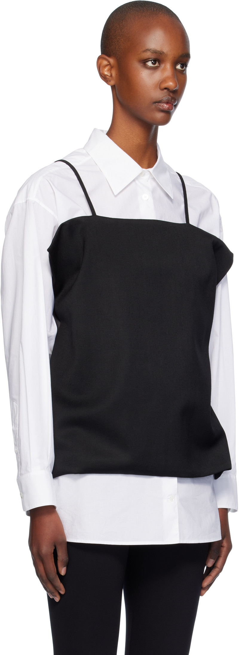 LA COLLECTION Black Panarea Top outlook