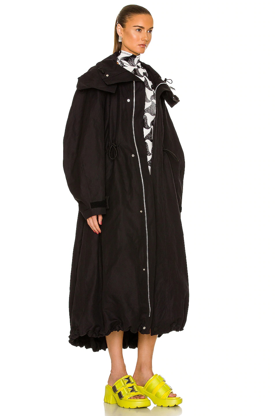 Cotton Metal Twill Parka - 3