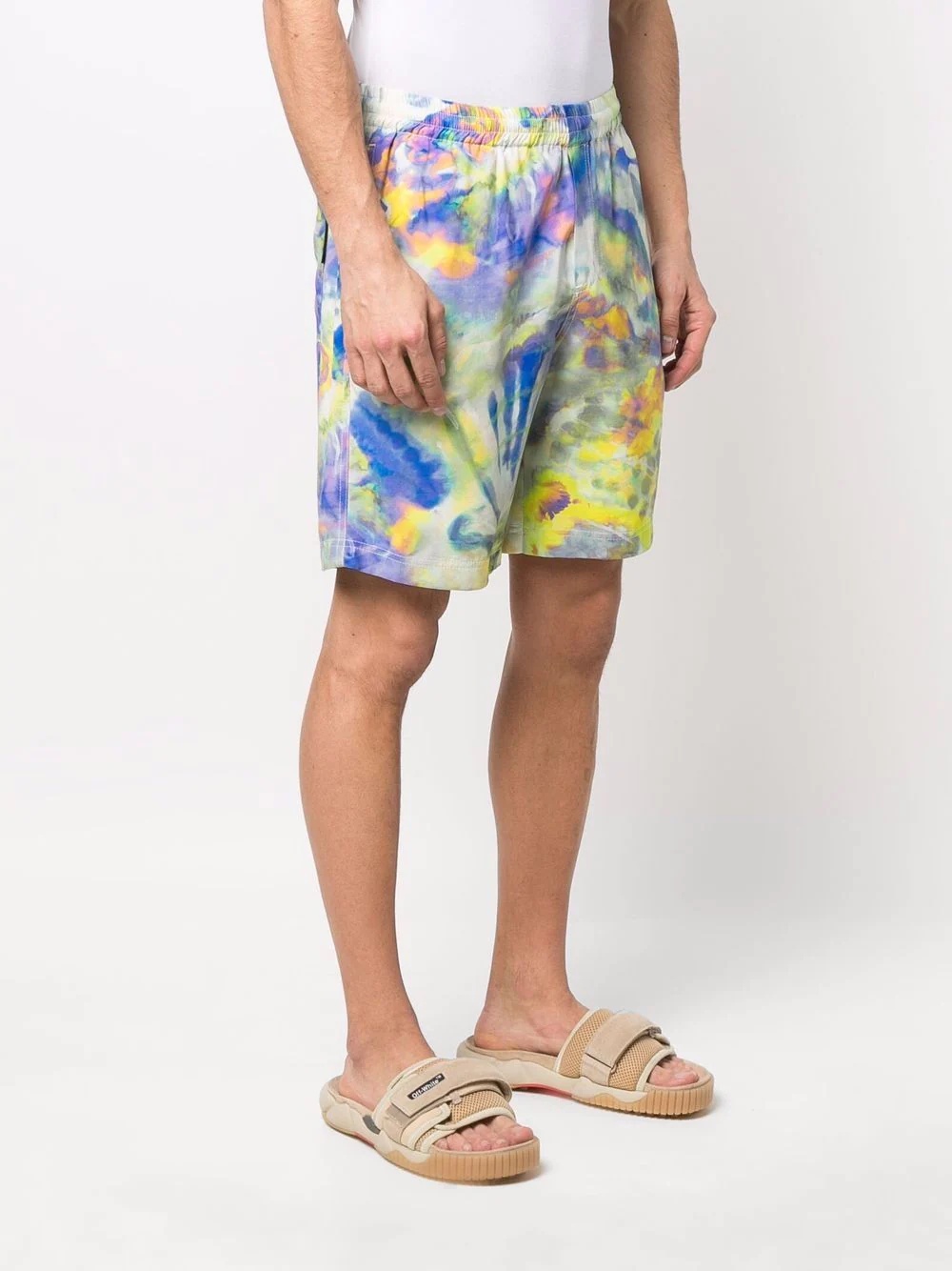 tie-dye print bermuda shorts - 3