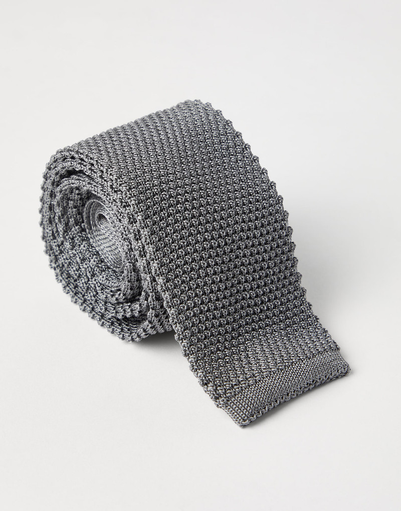 Brunello Cucinelli Silk knit tie outlook