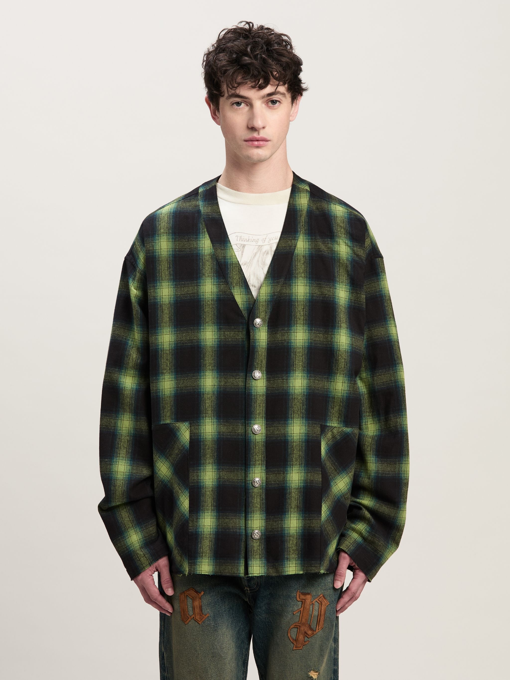 MONOGRAM SERIES CHECKED SHIRT - 3