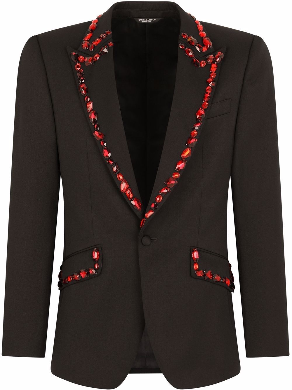 gemstone-trim blazer - 1