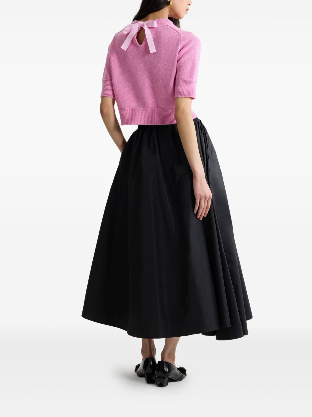 asymmetric midi skirt - 3