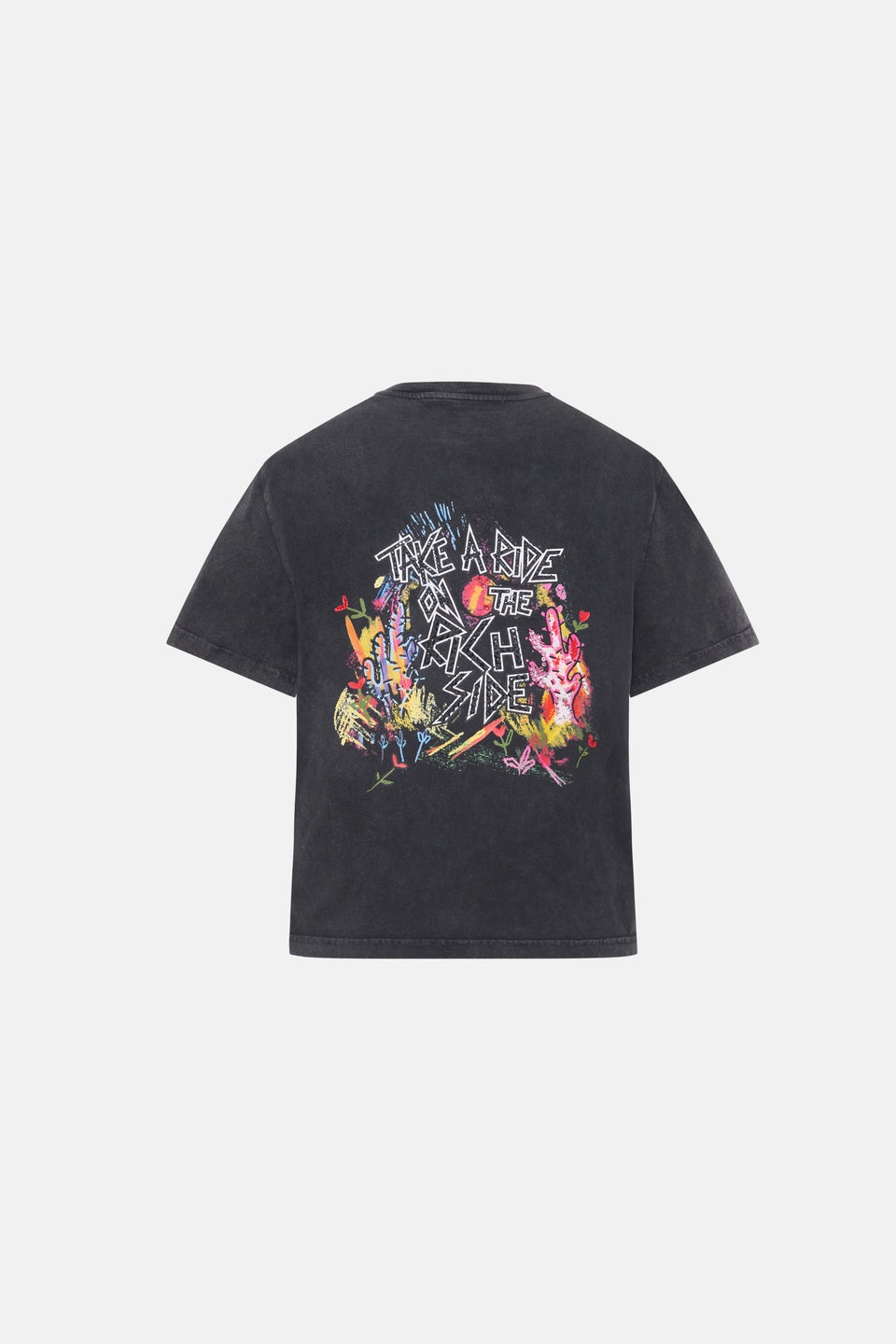 JERSEY T-SHIRT WITH PRINT AND HOTFIX - 2