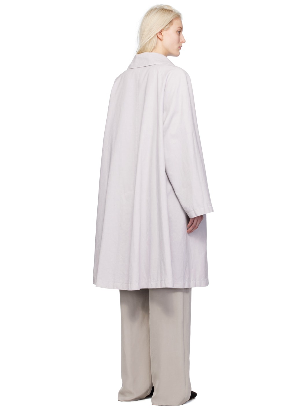 Gray Garth Trench Coat - 3